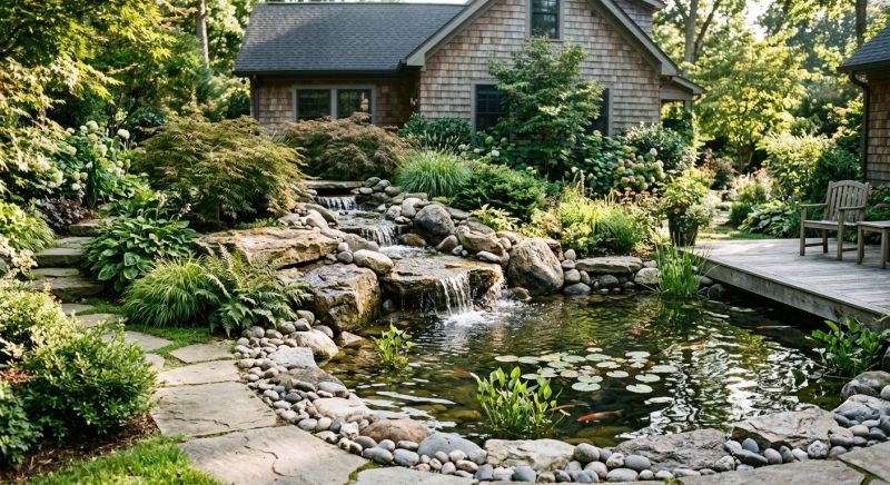 Garden Waterfall Installation in Honolulu, HI