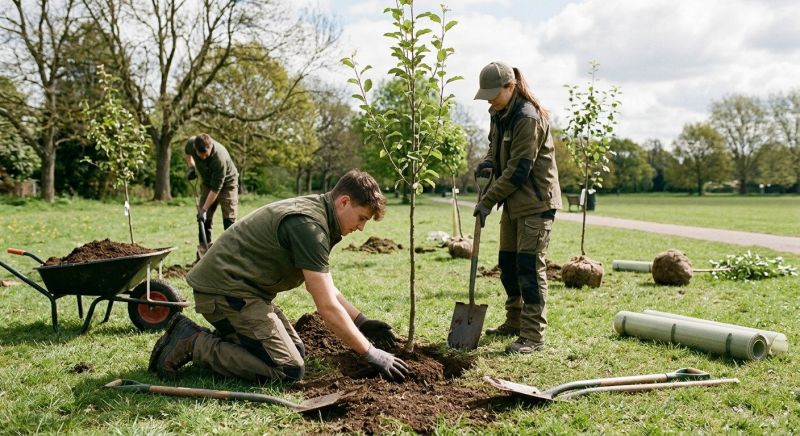 Oak Tree Planting in Ventura County, CA