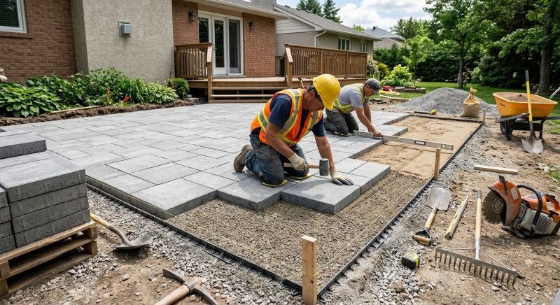Patio Pavers Construction in Boston, MA