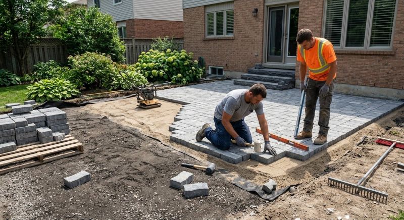 Patio Pavers Installation in Boston, MA